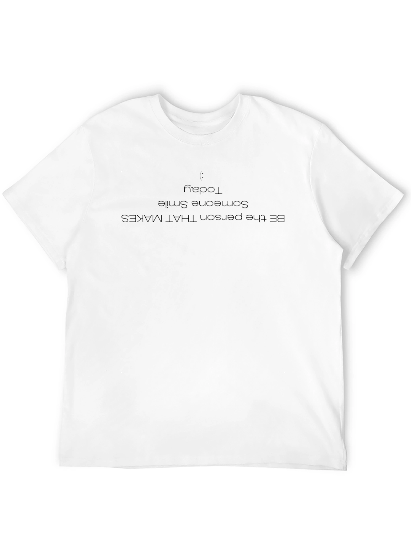 Inspirational Graphic Tee: Be the Smile Today!