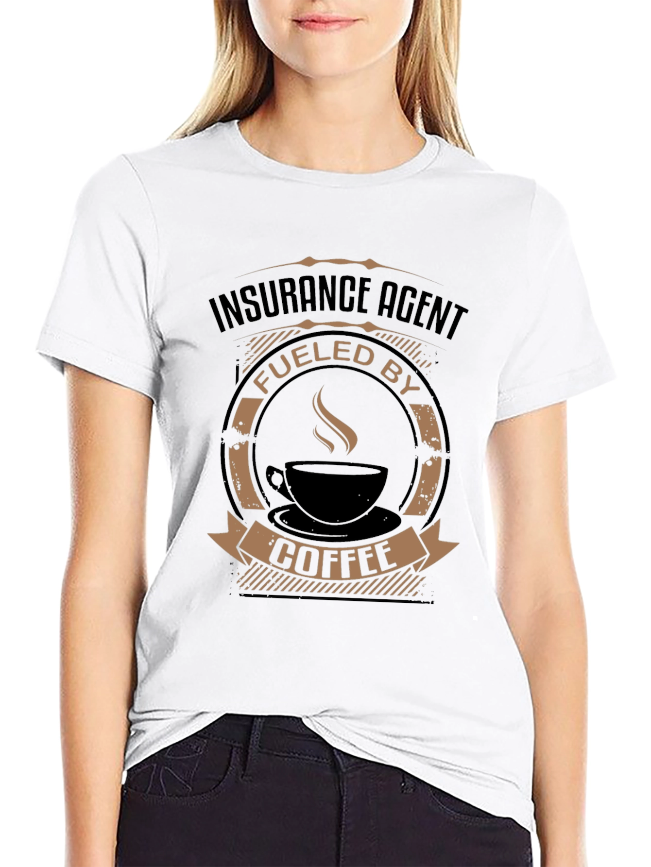 Insurance Agent Fueled By Coffee T-Shirt