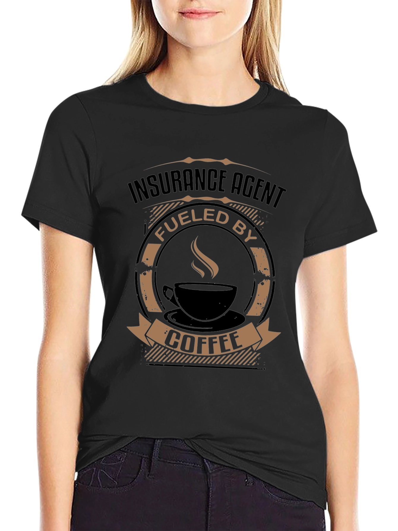 Insurance Agent Fueled By Coffee T-Shirt