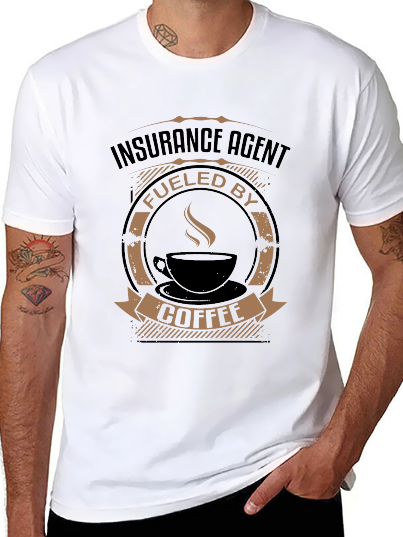Insurance Agent Fueled By Coffee T-Shirt
