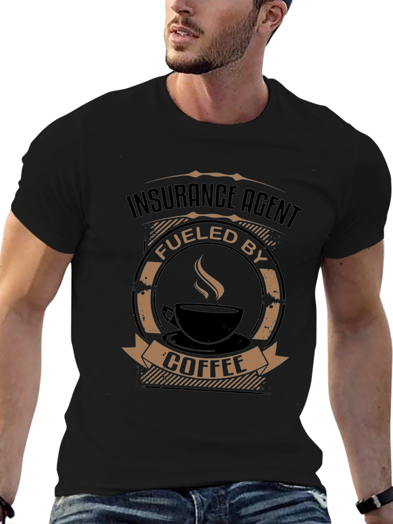 Insurance Agent Fueled By Coffee T-Shirt