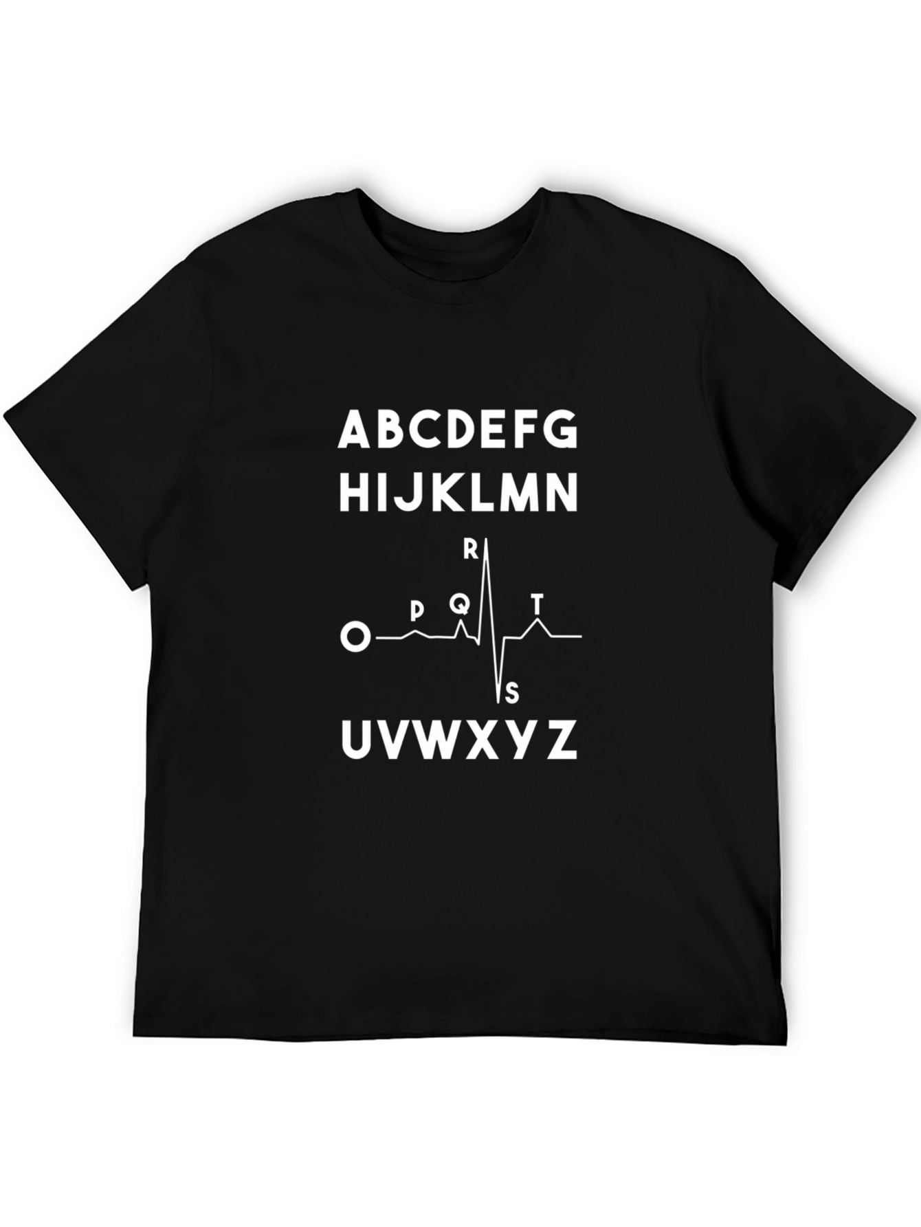 ABC ECG Black T-Shirt