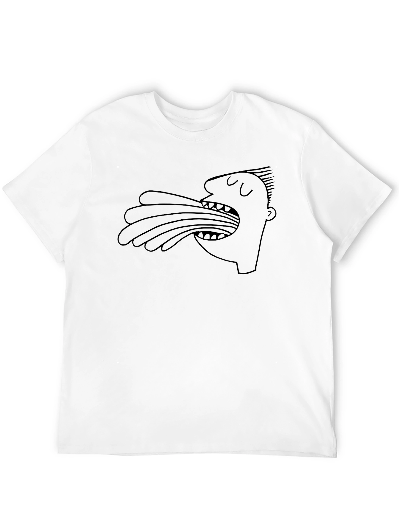 Abstract Art Black Graphic Tee