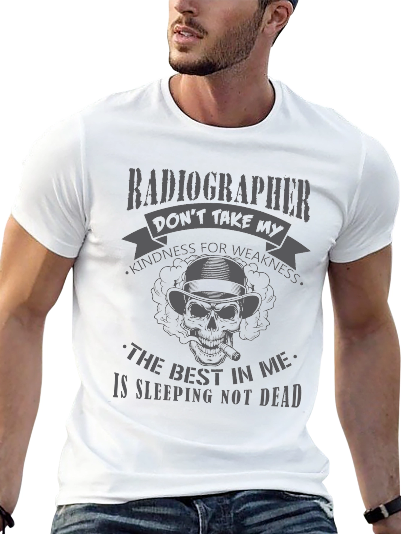 Radiographer Skeleton Graphic T-Shirt