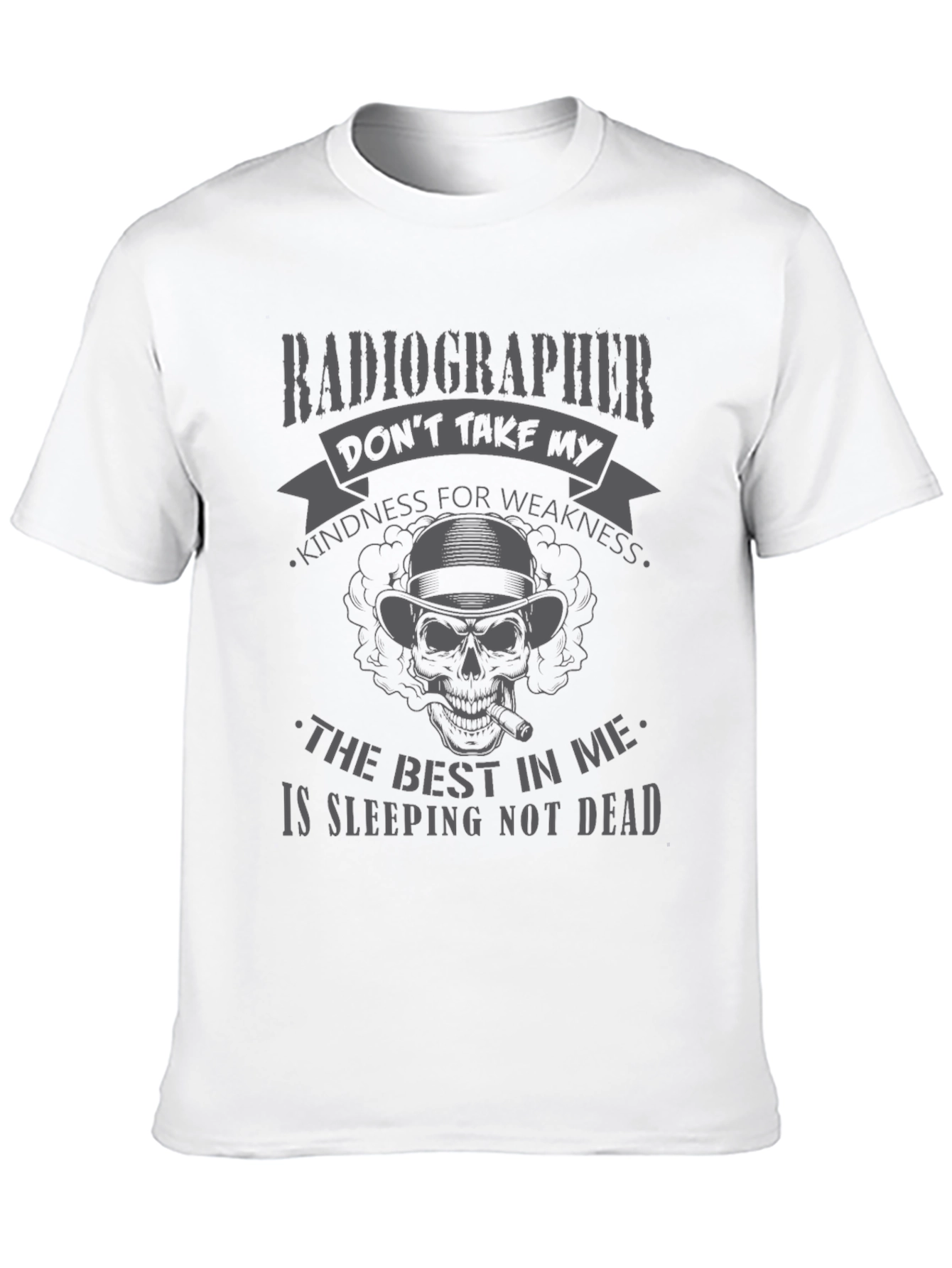 Radiographer Skeleton Graphic T-Shirt