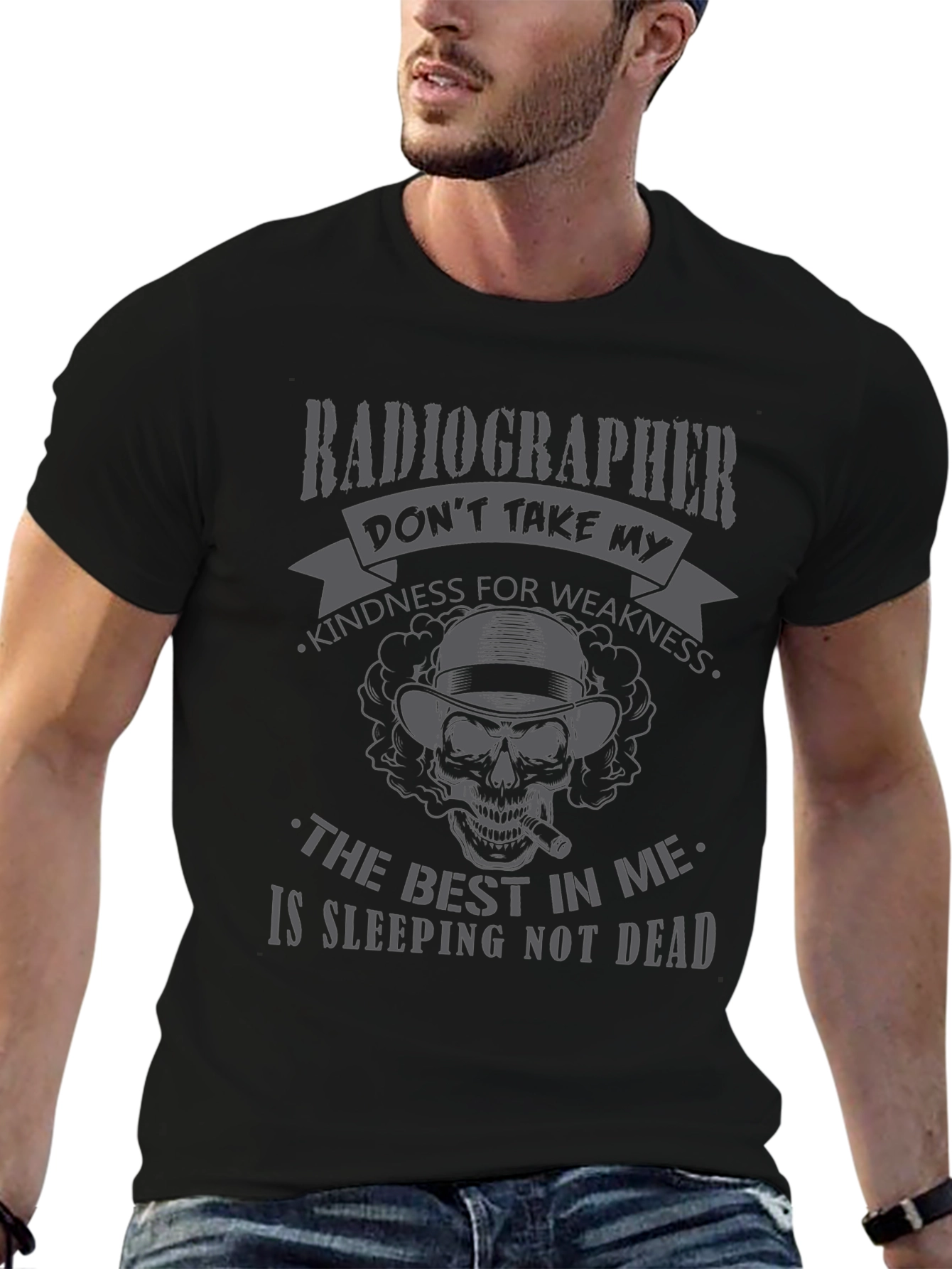 Radiographer Skeleton Graphic T-Shirt