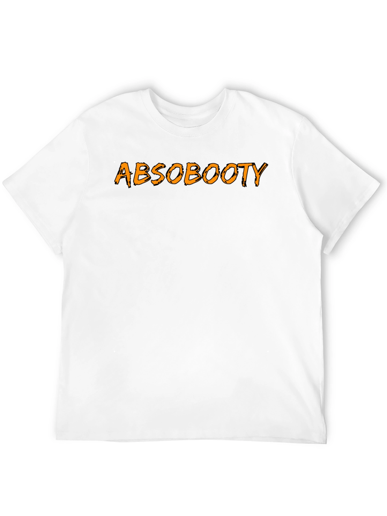 Absobooty Mens Black Graphic T-Shirt