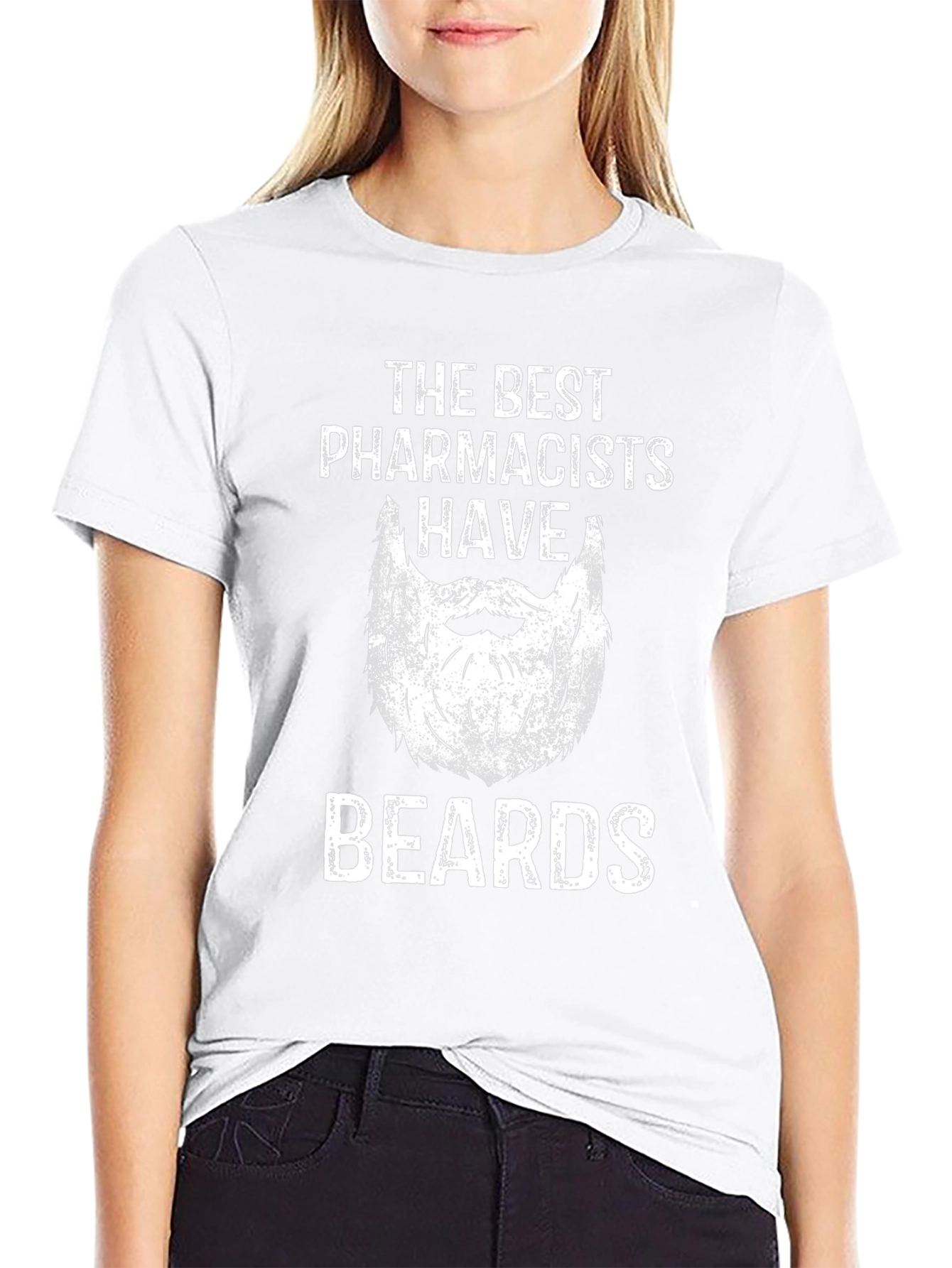 Pharmacist with Beards Graphic T-Shirt