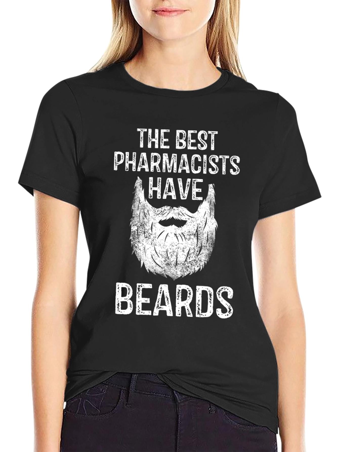Pharmacist with Beards Graphic T-Shirt