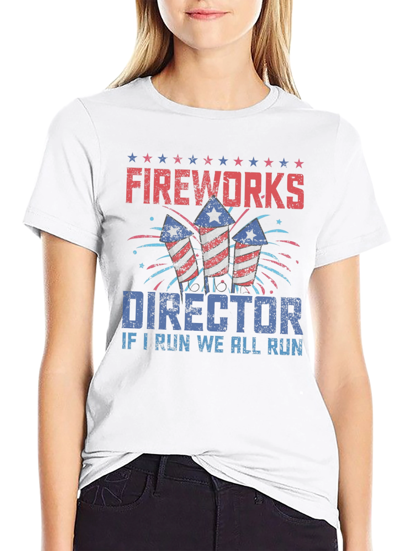 Fireworks Director Graphic T-Shirt