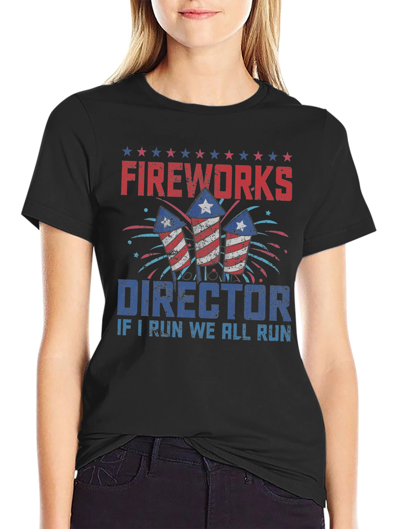 Fireworks Director Graphic T-Shirt