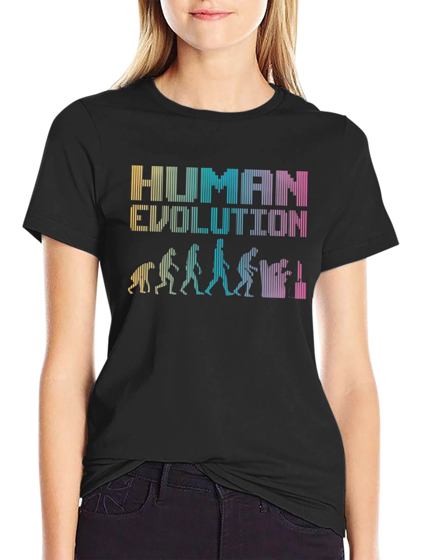 Human Evolution Graphic Novelty T-Shirt