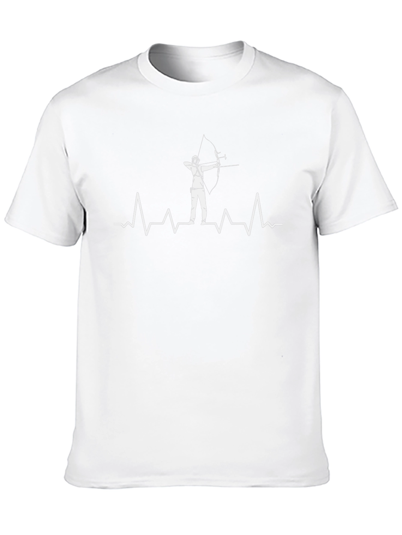 Archery Heartbeat T-Shirt - Black