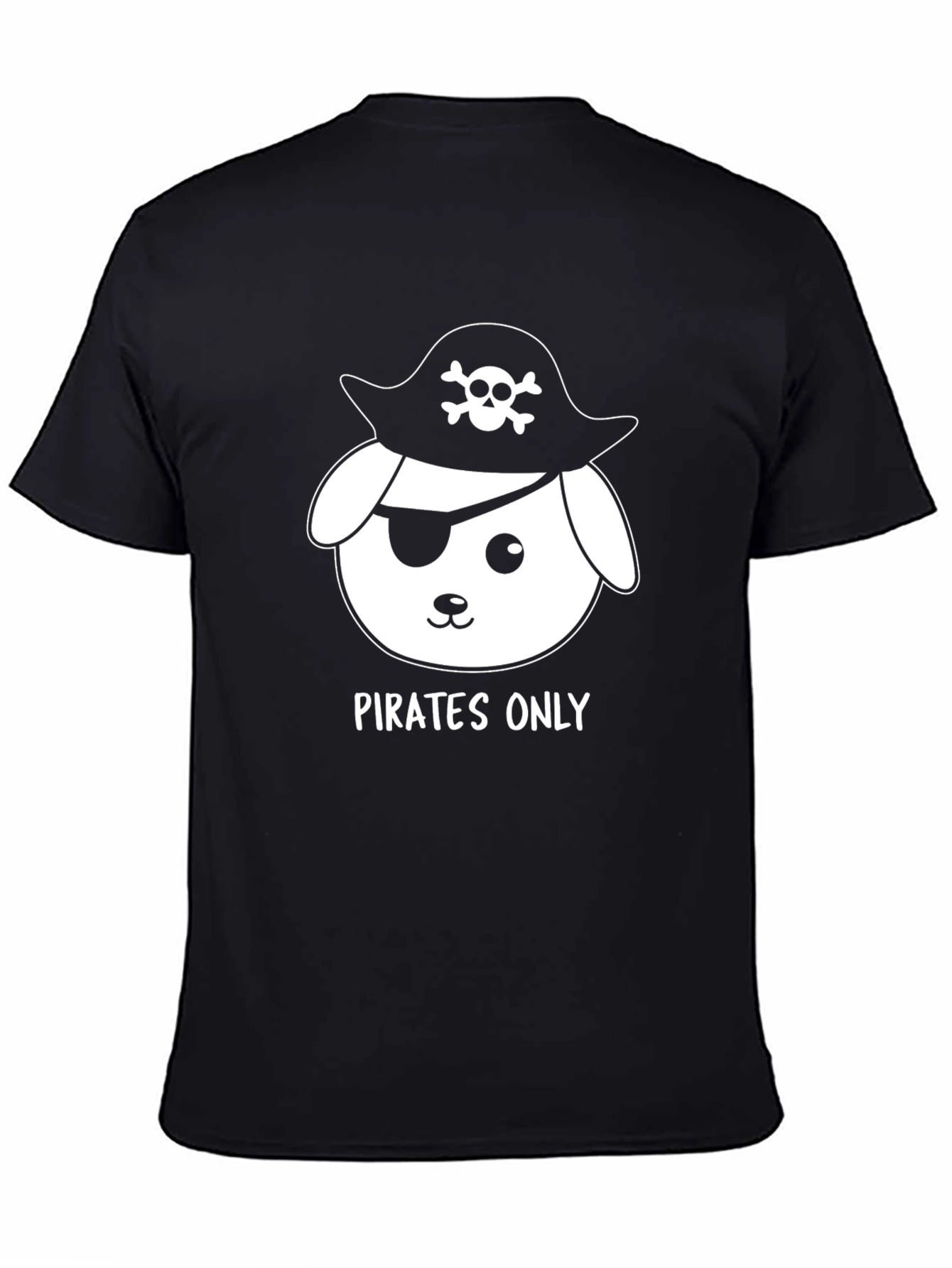 Pirates Only Dog T-Shirt - Funny Graphic Tee