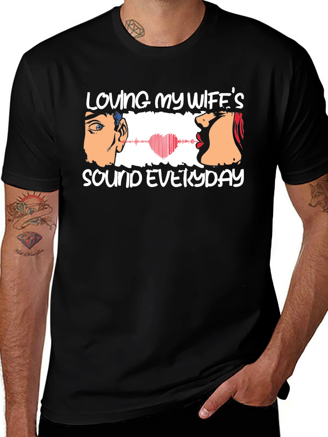Loving My Wifes Sound T-Shirt - Husband Gift