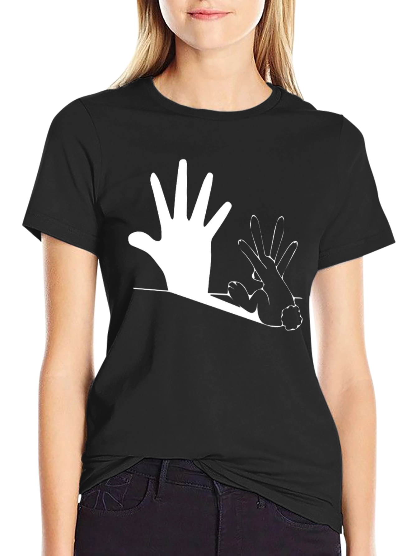 Hand Shadow Puppet T-Shirt