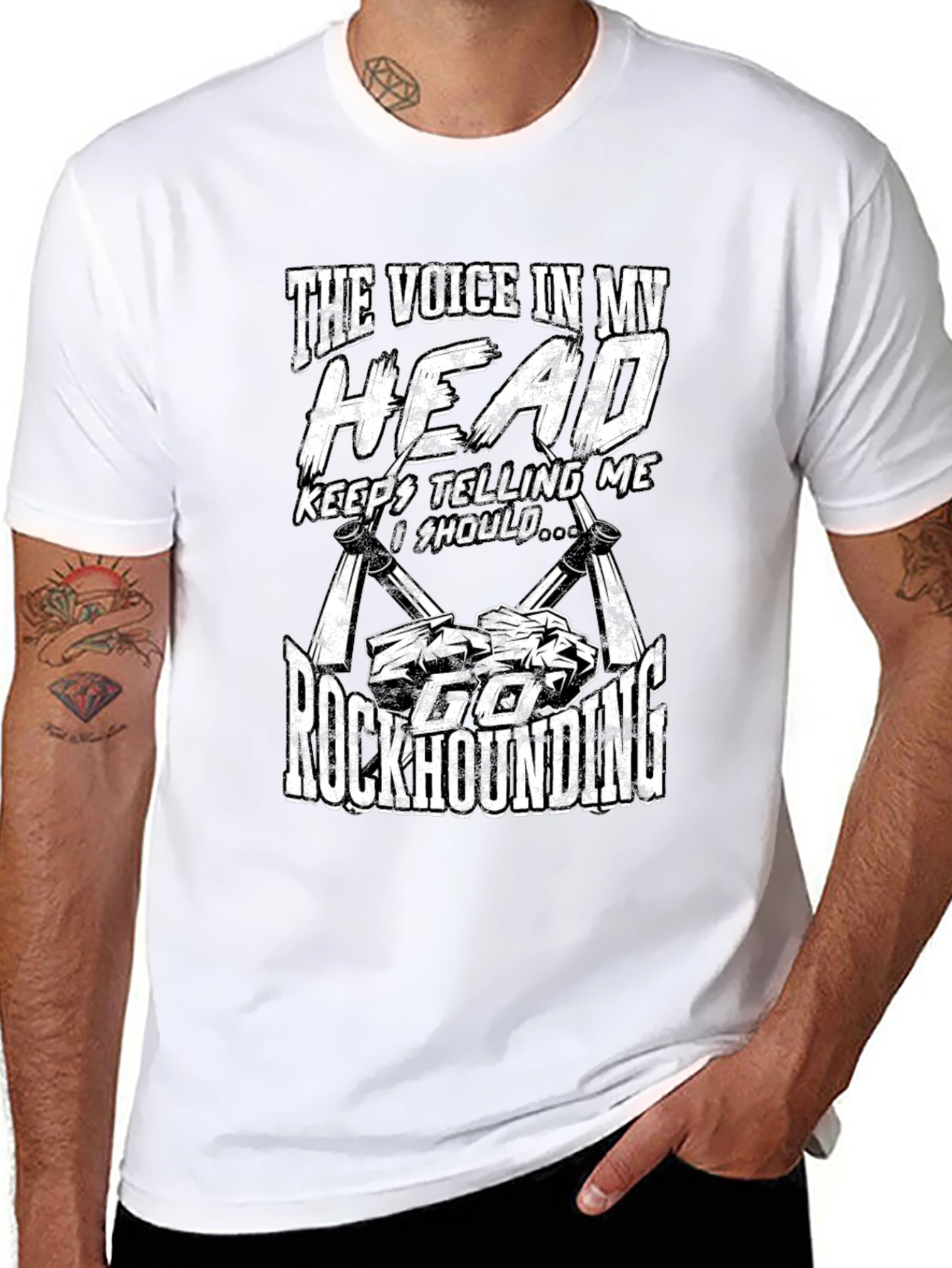 Rockhounding T-Shirt - The Voice In My Head