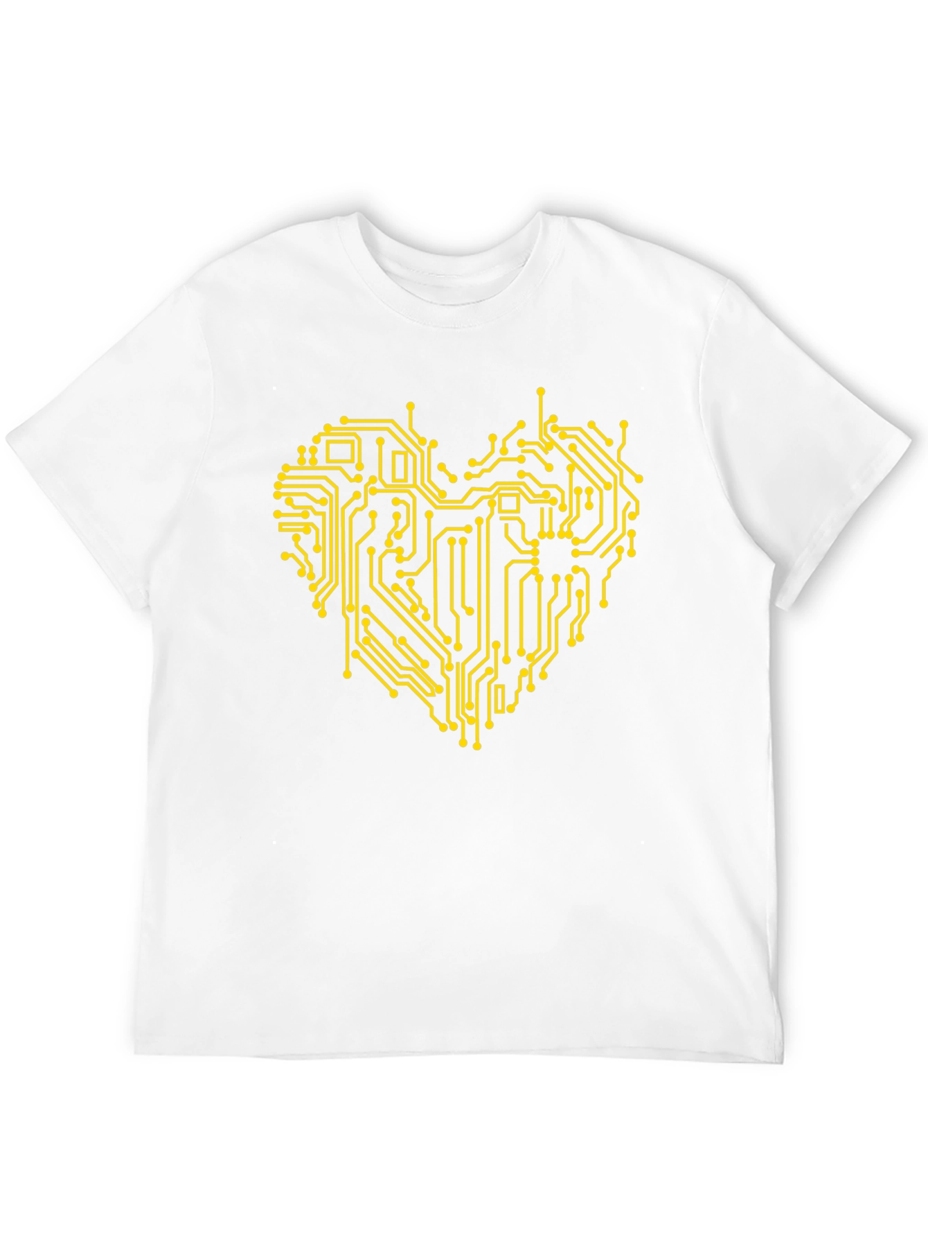 Tech Heart T-Shirt - Black Graphic Tee