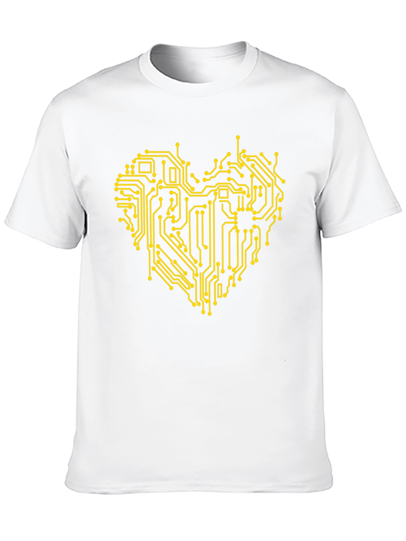 Tech Heart T-Shirt - Black Graphic Tee