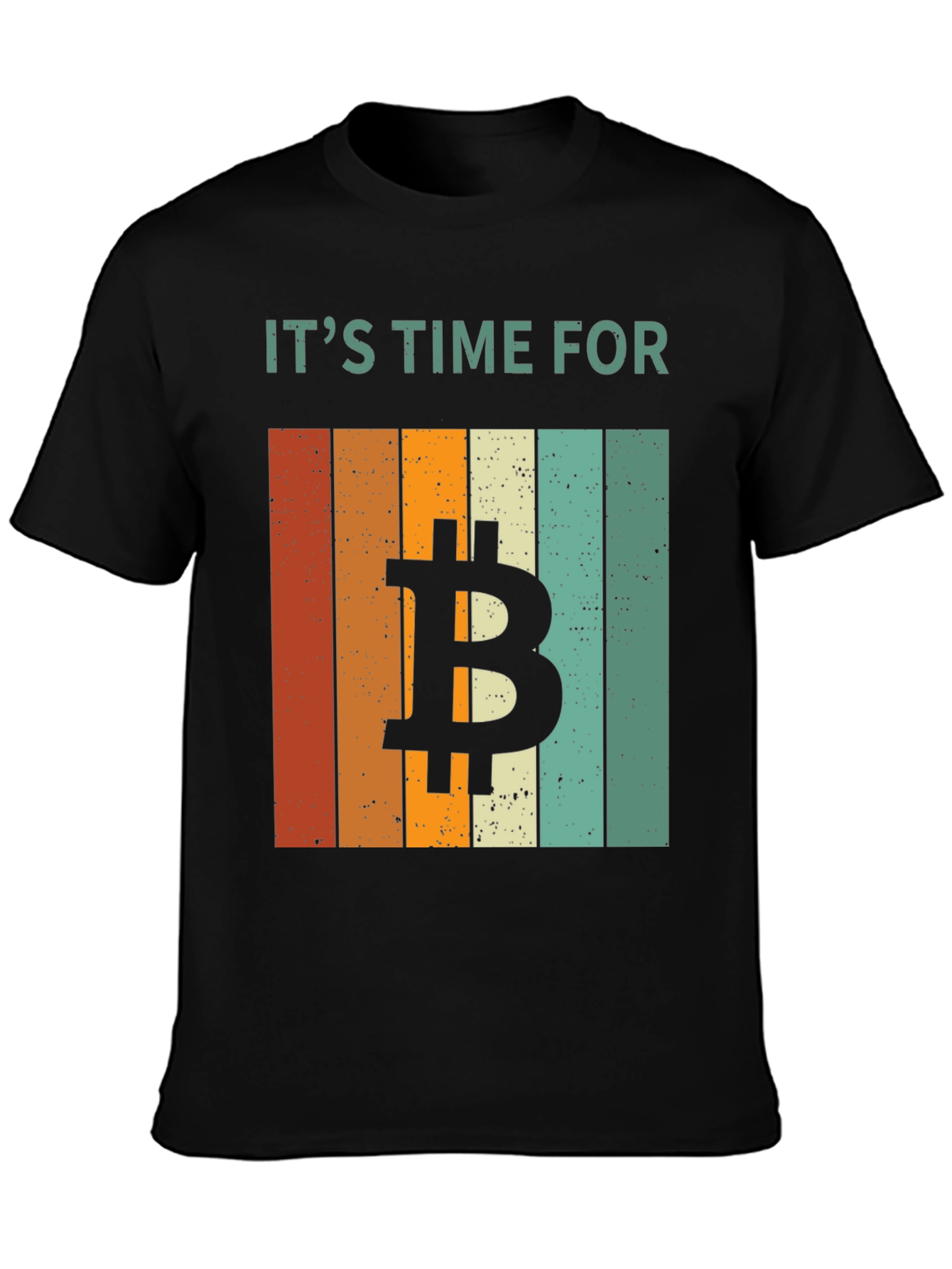 Bitcoin Time Retro T-Shirt - Crypto Tee