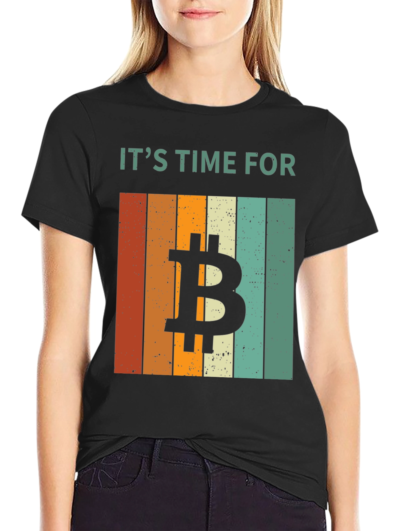 Bitcoin Time Retro T-Shirt - Crypto Tee