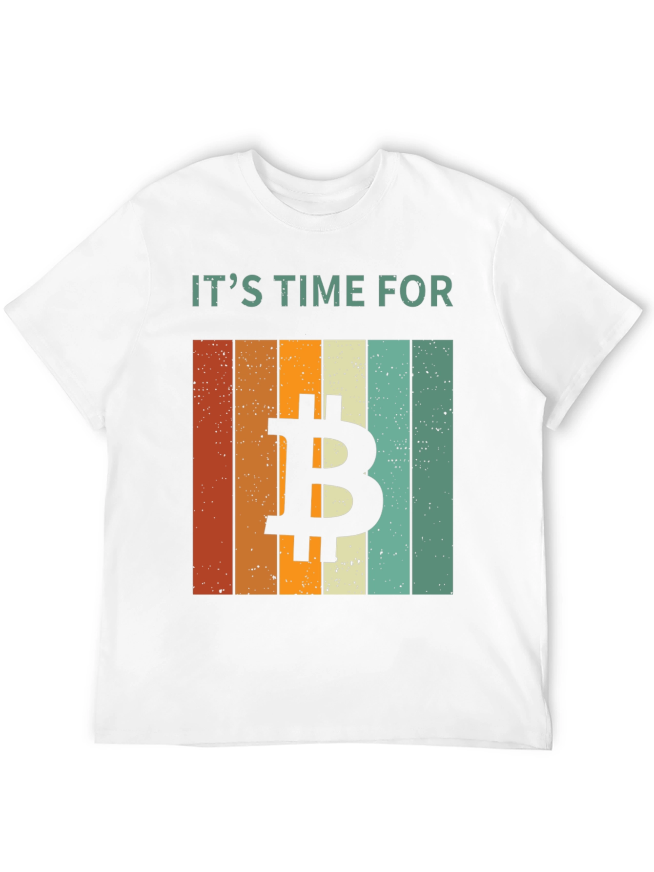 Bitcoin Time Retro T-Shirt - Crypto Tee