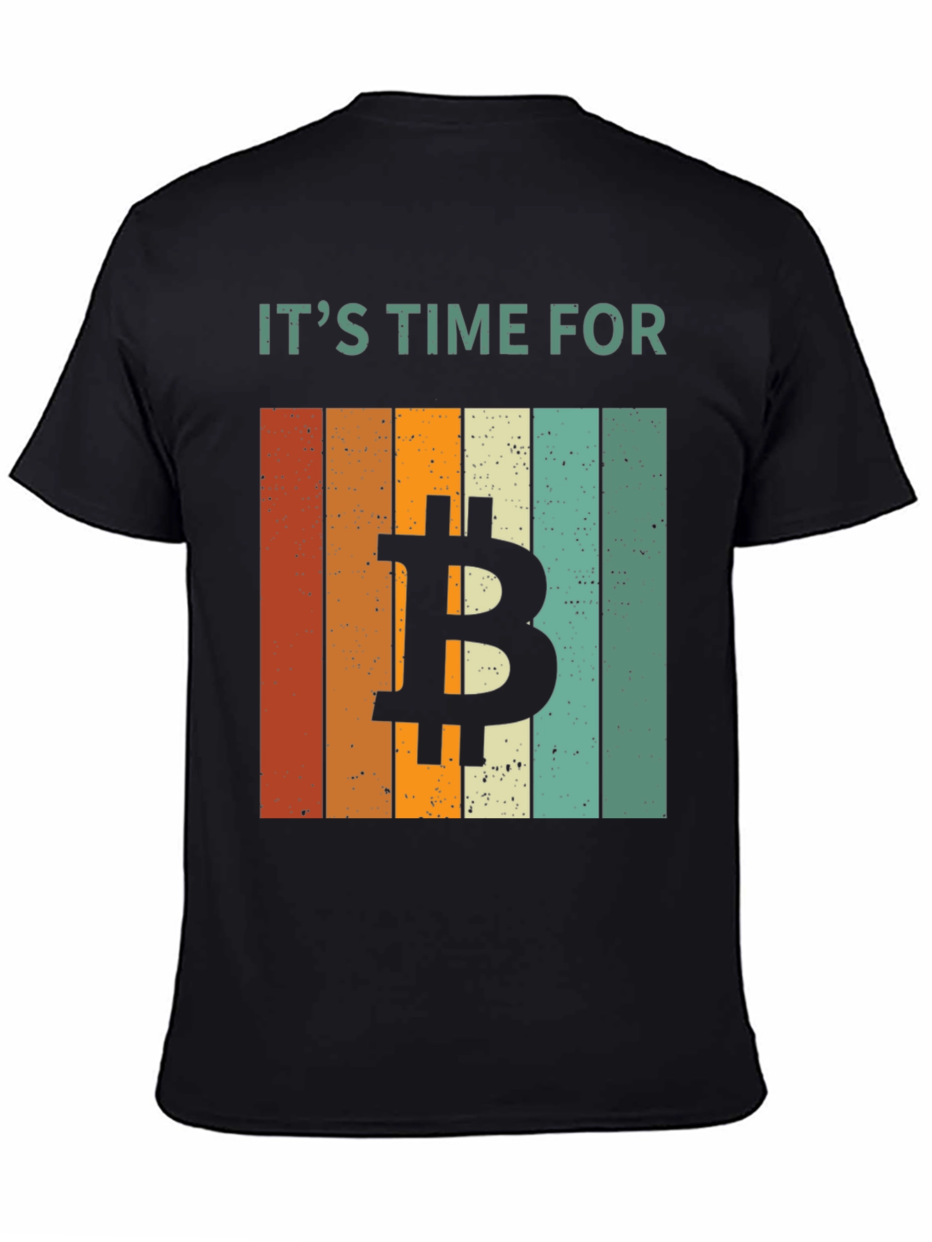 Bitcoin Time Retro T-Shirt - Crypto Tee