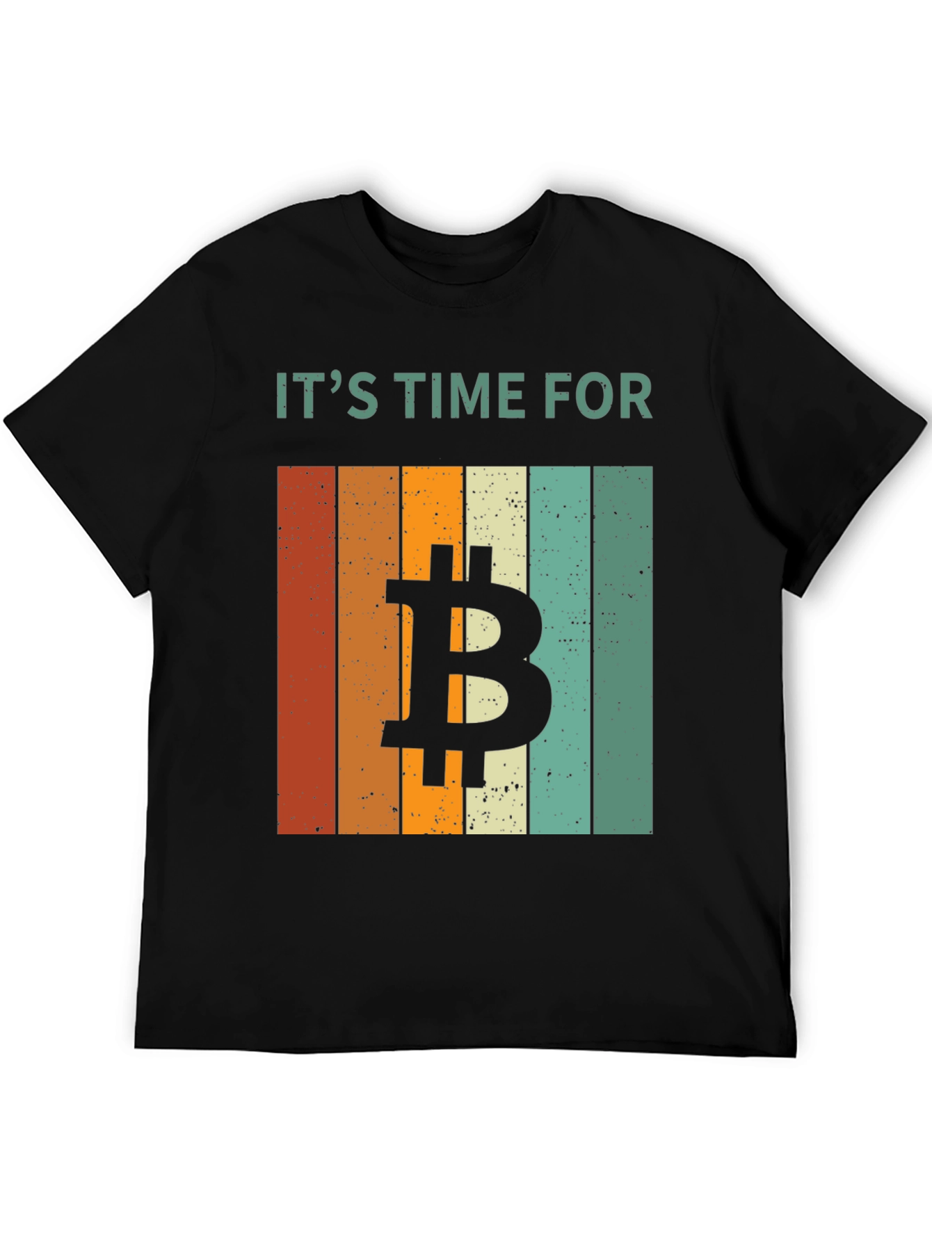 Bitcoin Time Retro T-Shirt - Crypto Tee