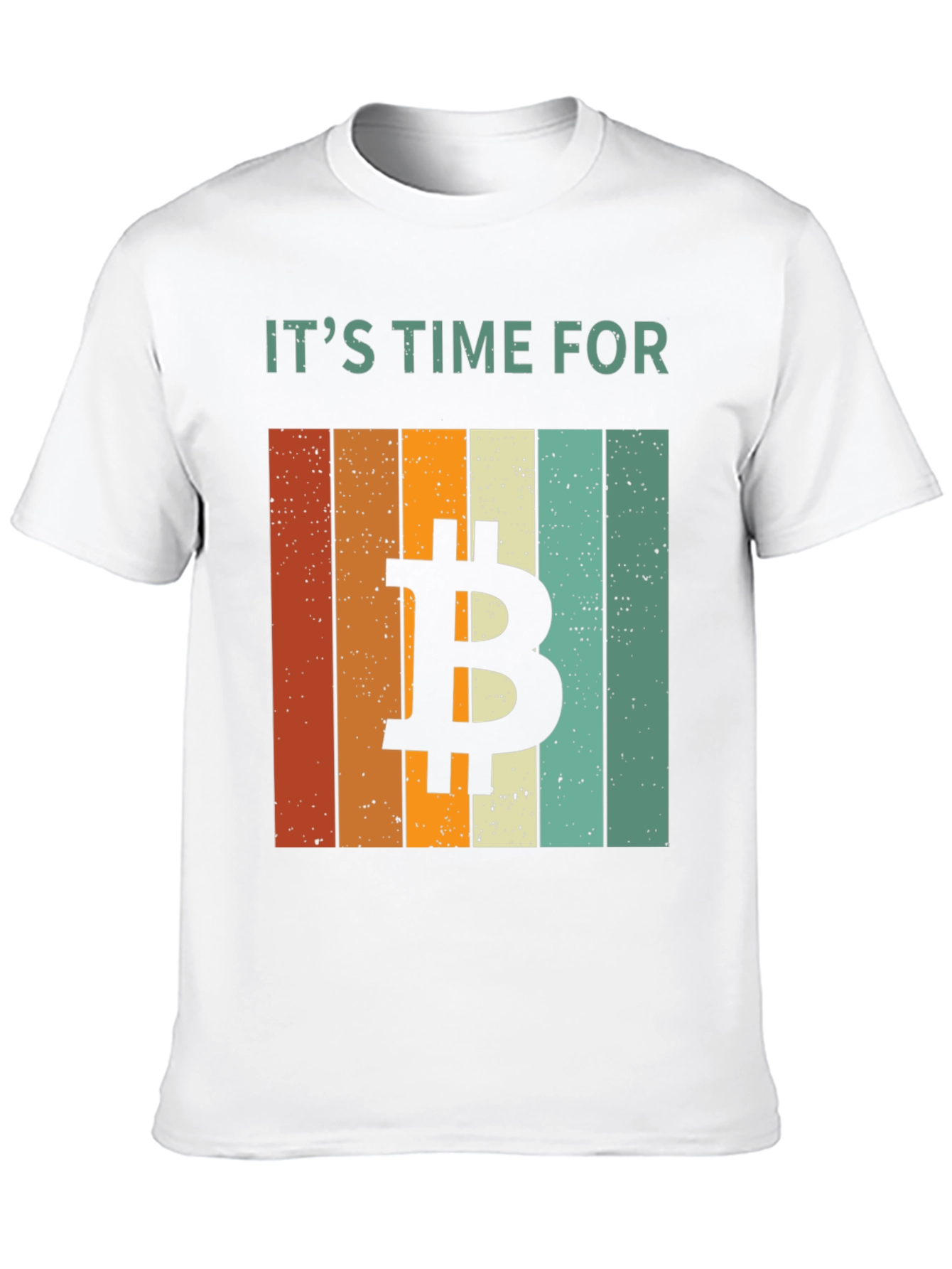 Bitcoin Time Retro T-Shirt - Crypto Tee