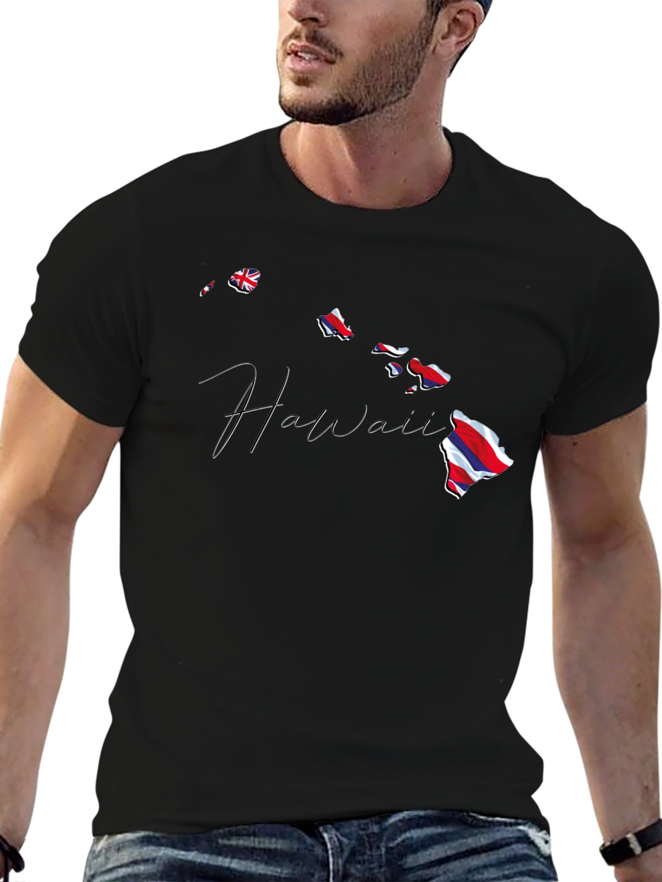 Hawaii Islands Map T-Shirt