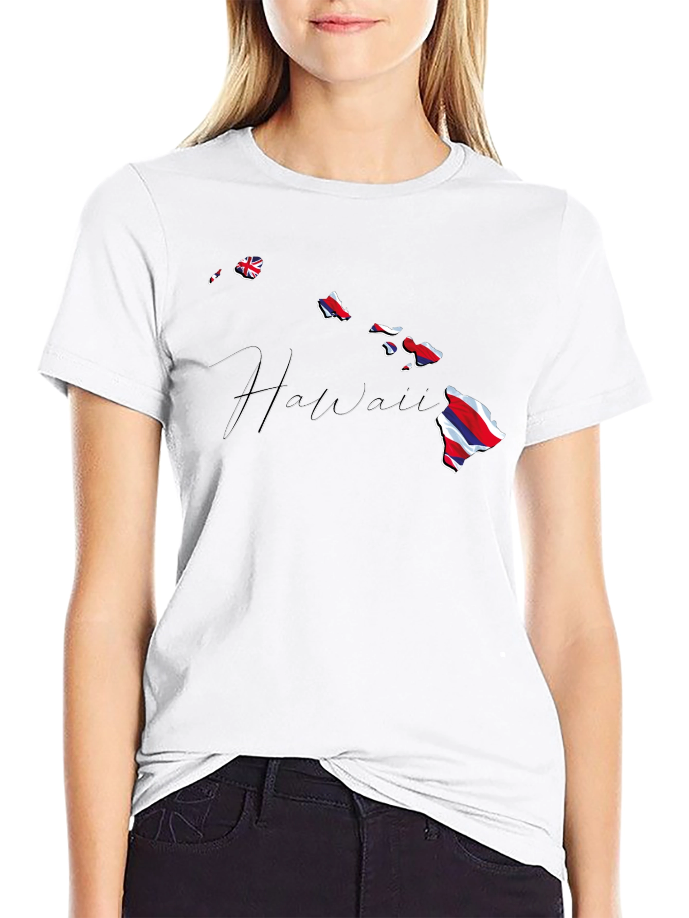 Hawaii Islands Map T-Shirt