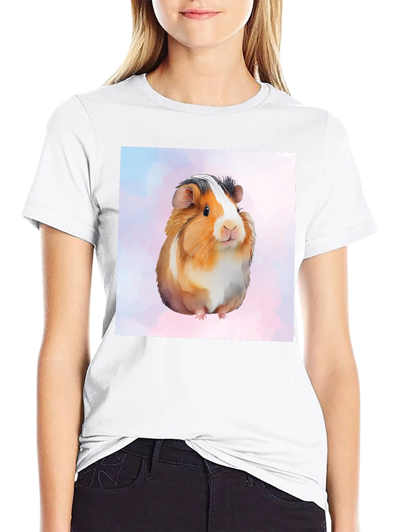 Guinea Pig Graphic Tee - Cute Pet Lovers Shirt