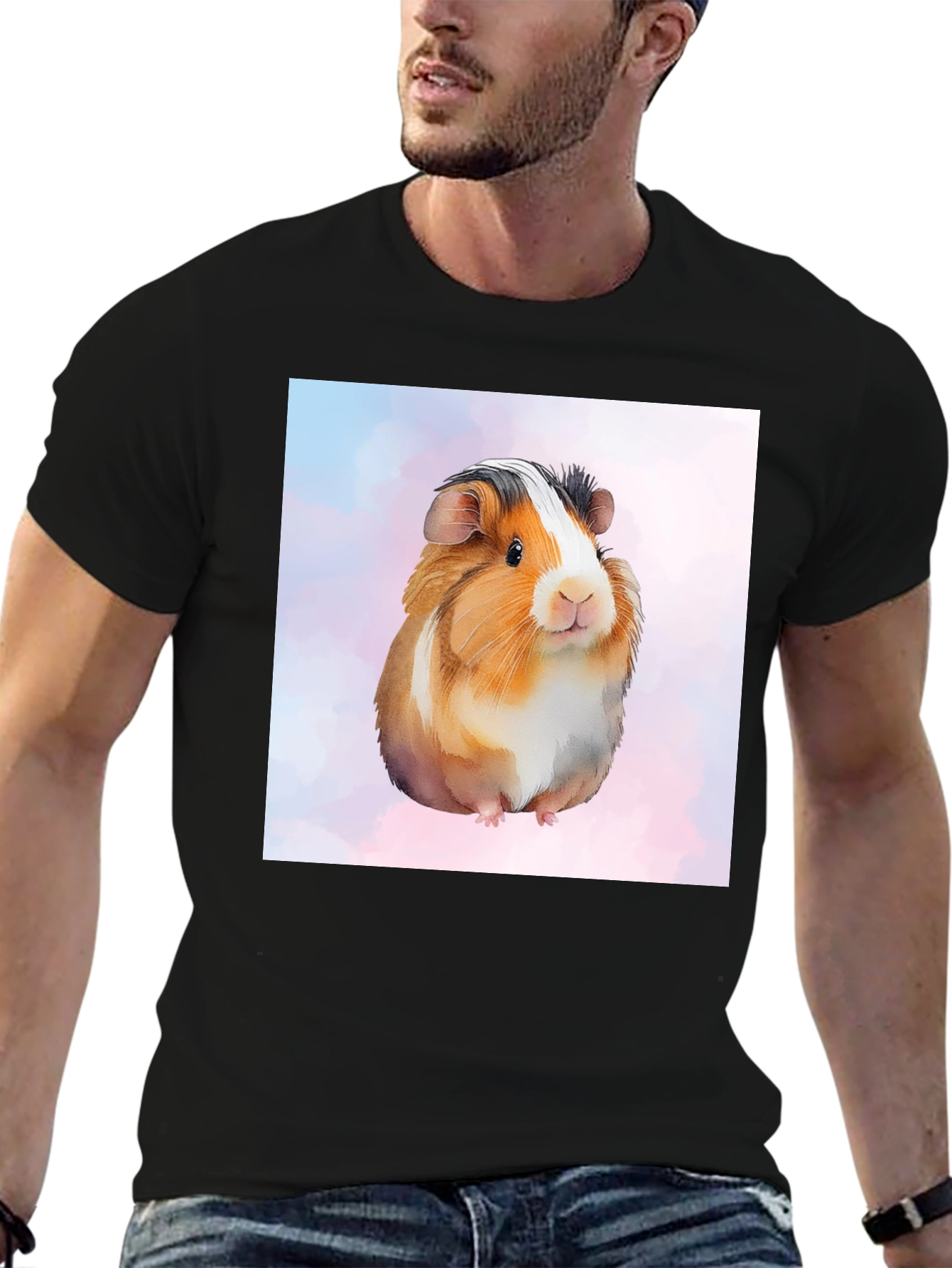 Guinea Pig Graphic Tee - Cute Pet Lovers Shirt