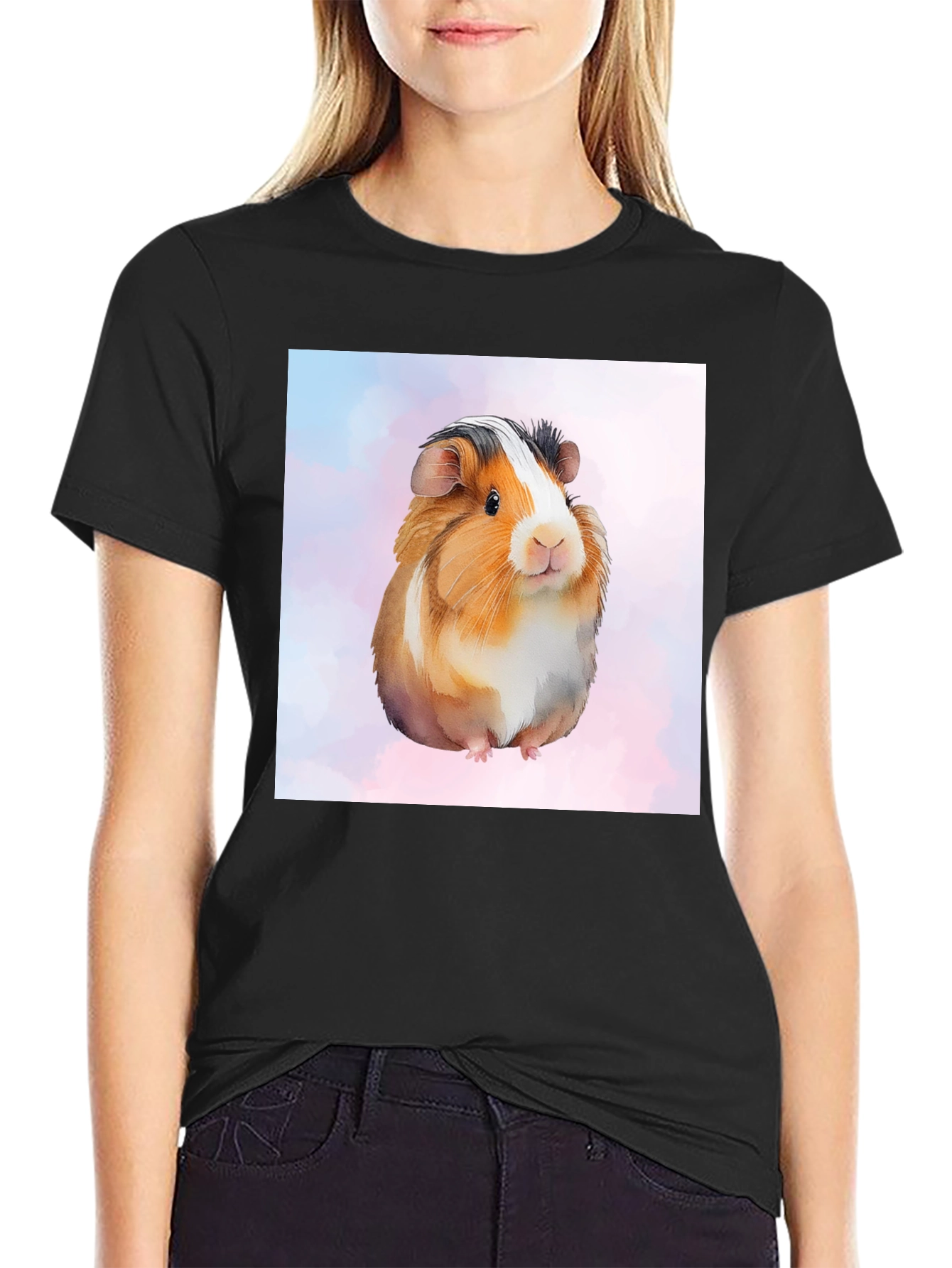 Guinea Pig Graphic Tee - Cute Pet Lovers Shirt