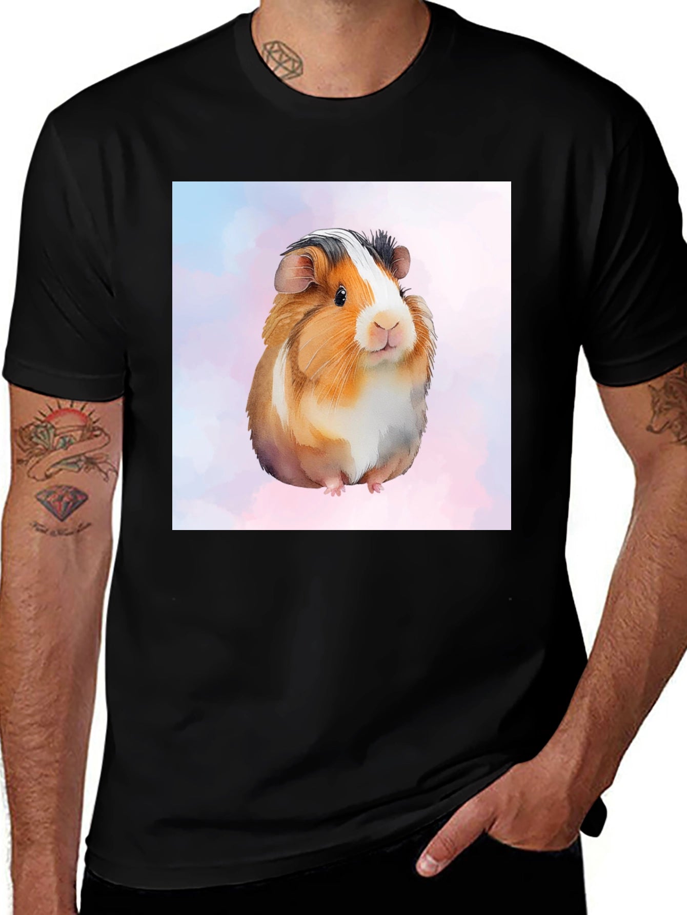 Guinea Pig Graphic Tee - Cute Pet Lovers Shirt