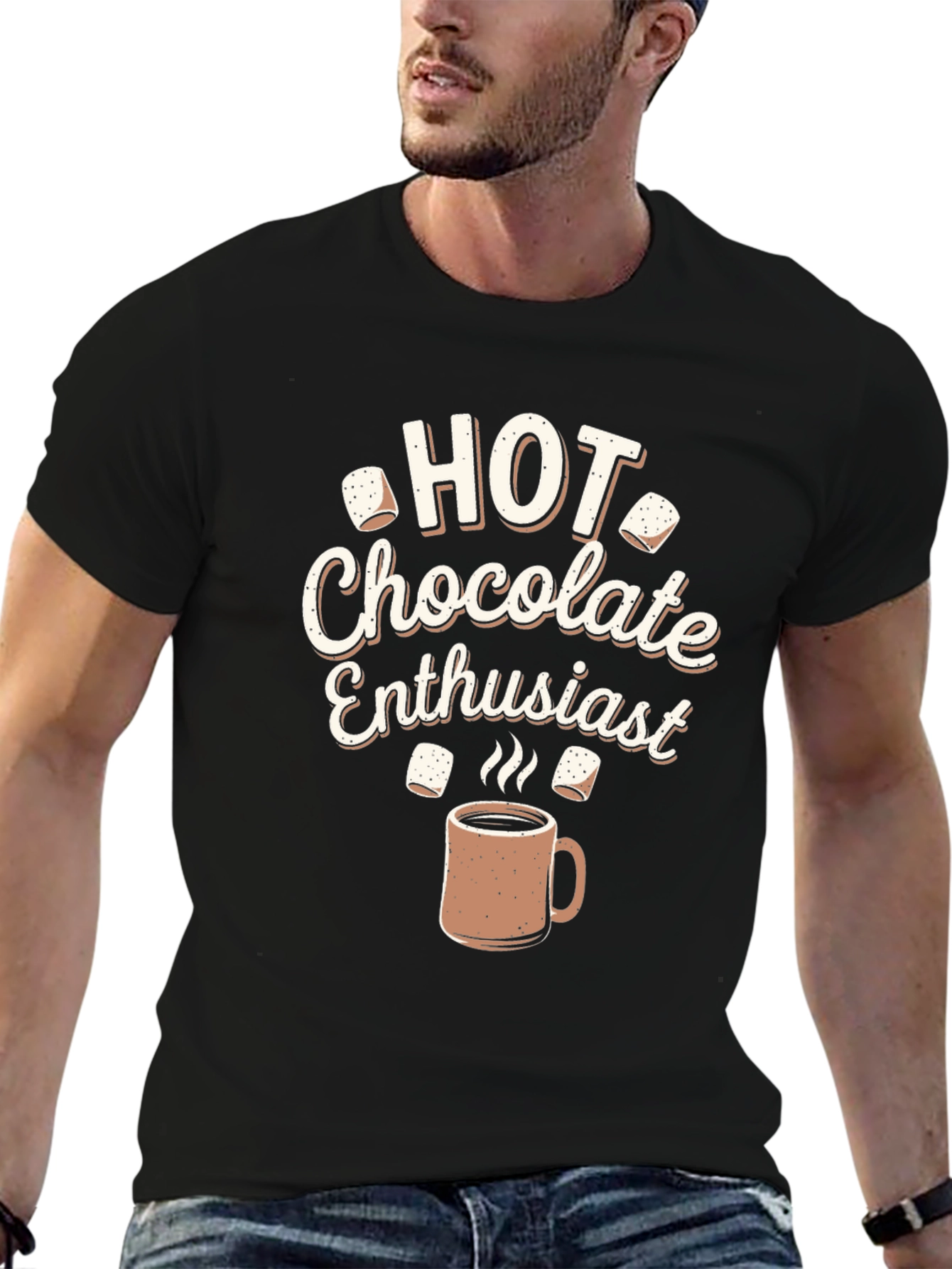 Hot Chocolate Enthusiast Graphic T-Shirt