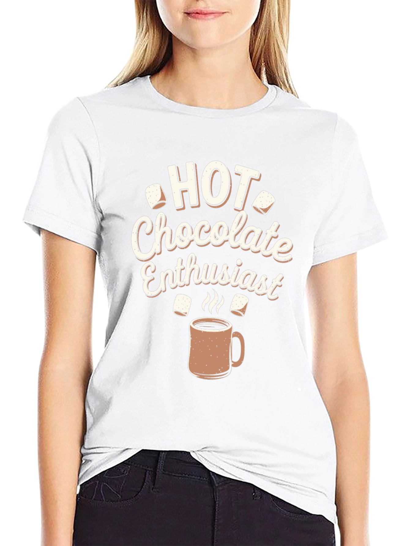 Hot Chocolate Enthusiast Graphic T-Shirt