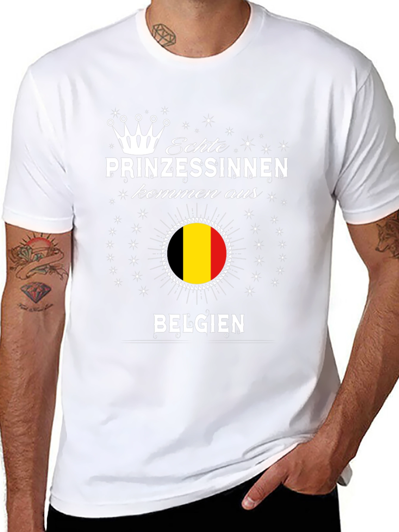 Belgien Princess T-Shirt - German