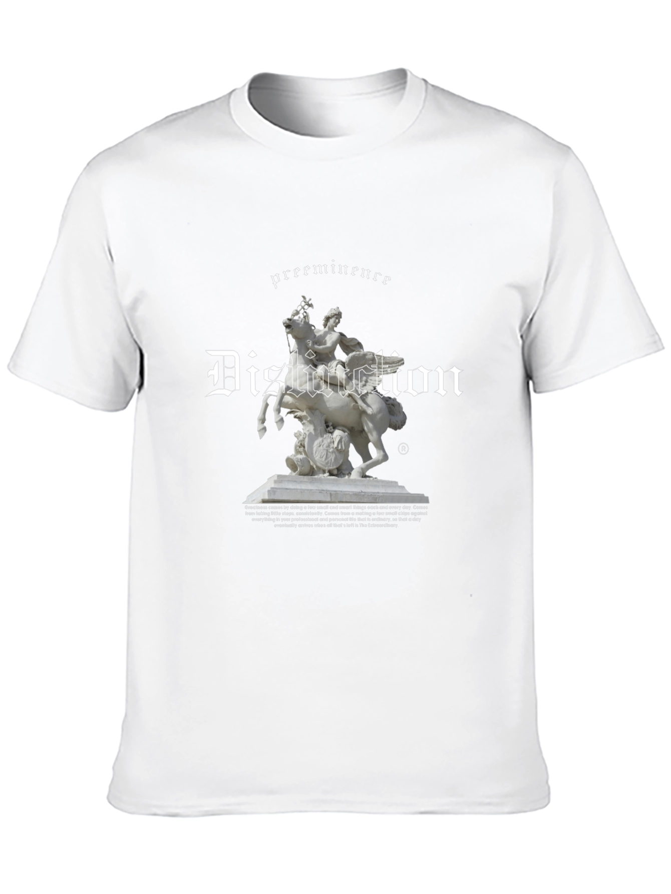 Distortion Graphic Tee - Black