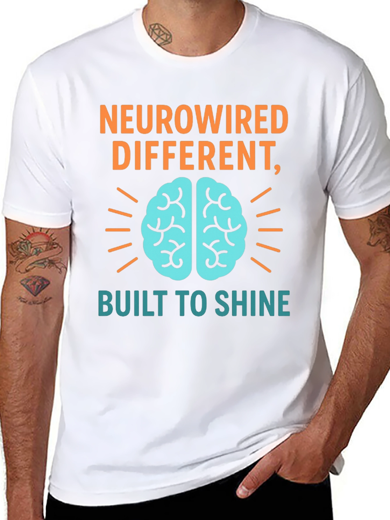 Neurowired Different T-Shirt: Autism Awareness Tee