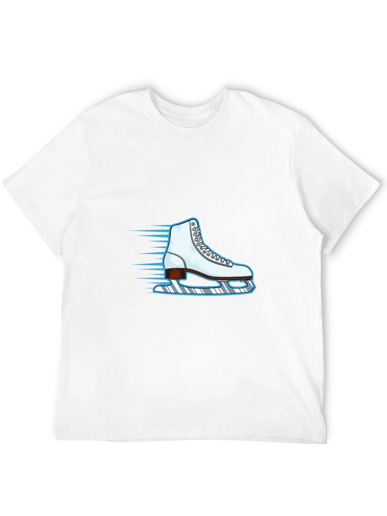 Ice Skate Graphic Black Tee