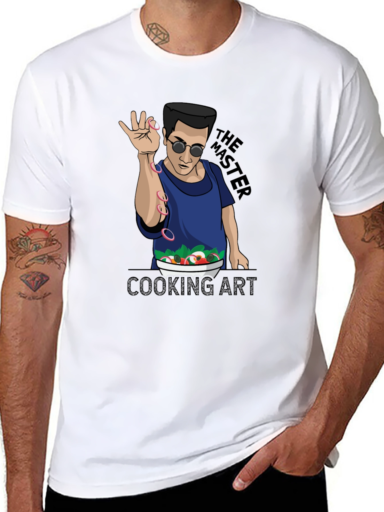 The Master Cooking Art T-Shirt - Black