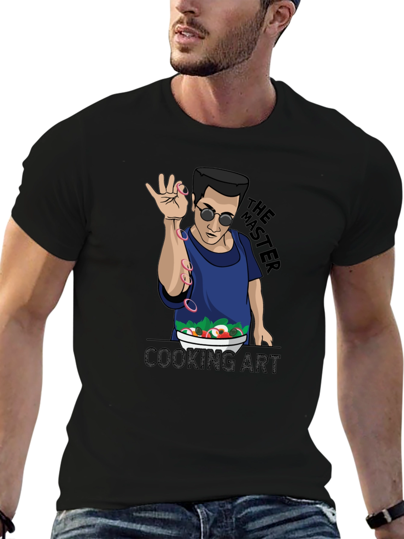 The Master Cooking Art T-Shirt - Black