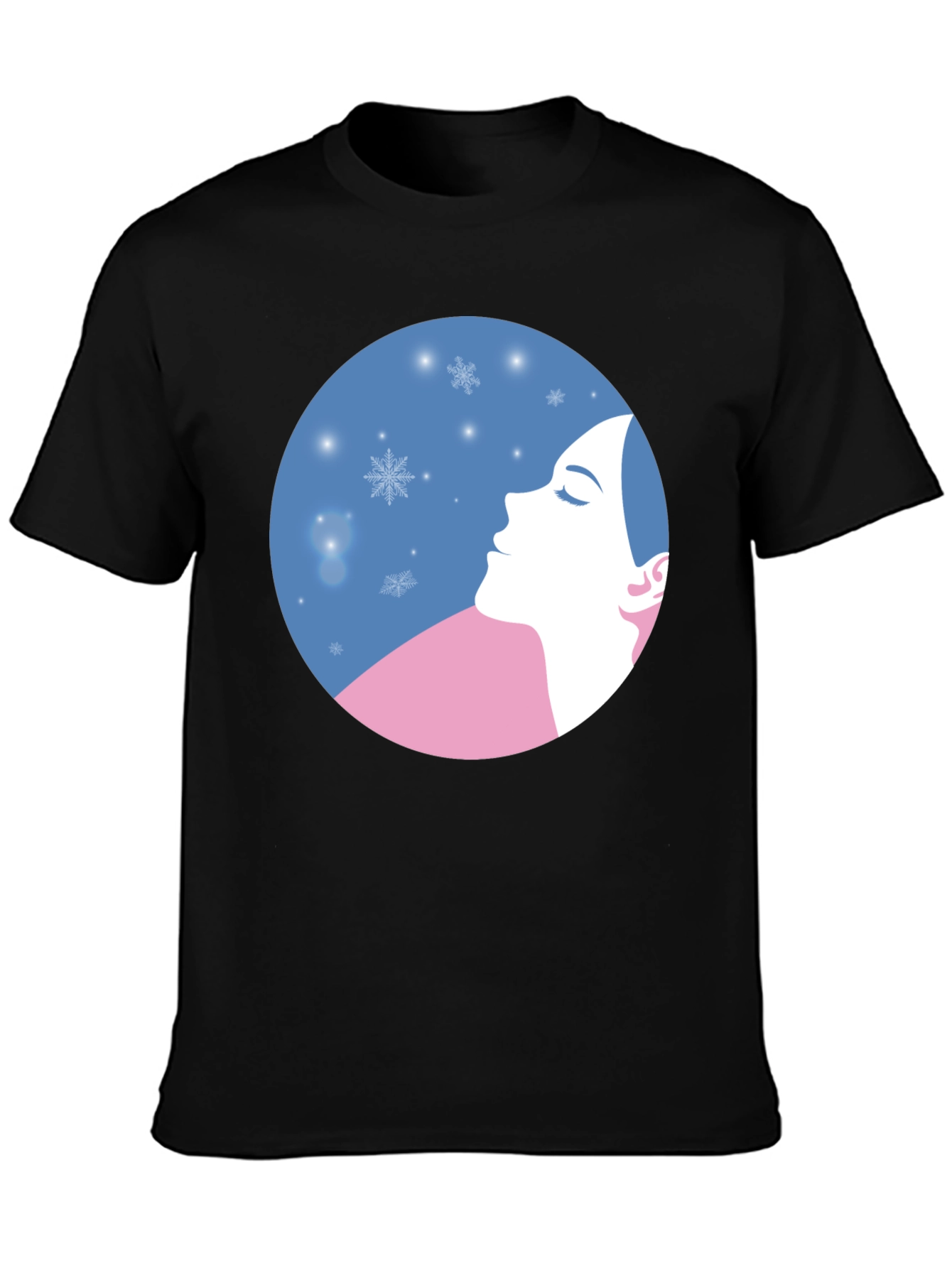 Winter Dream T-Shirt - Artistic Silhouette Design