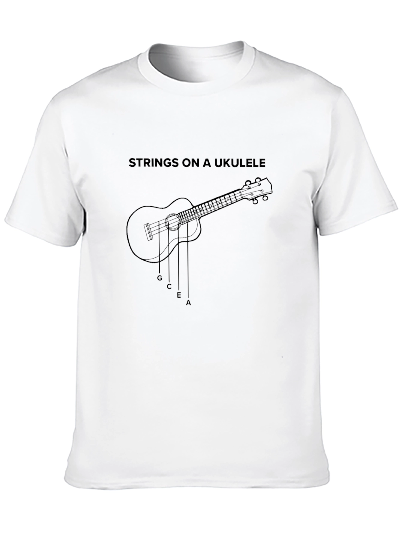 Ukulele Strings Graphic Tee
