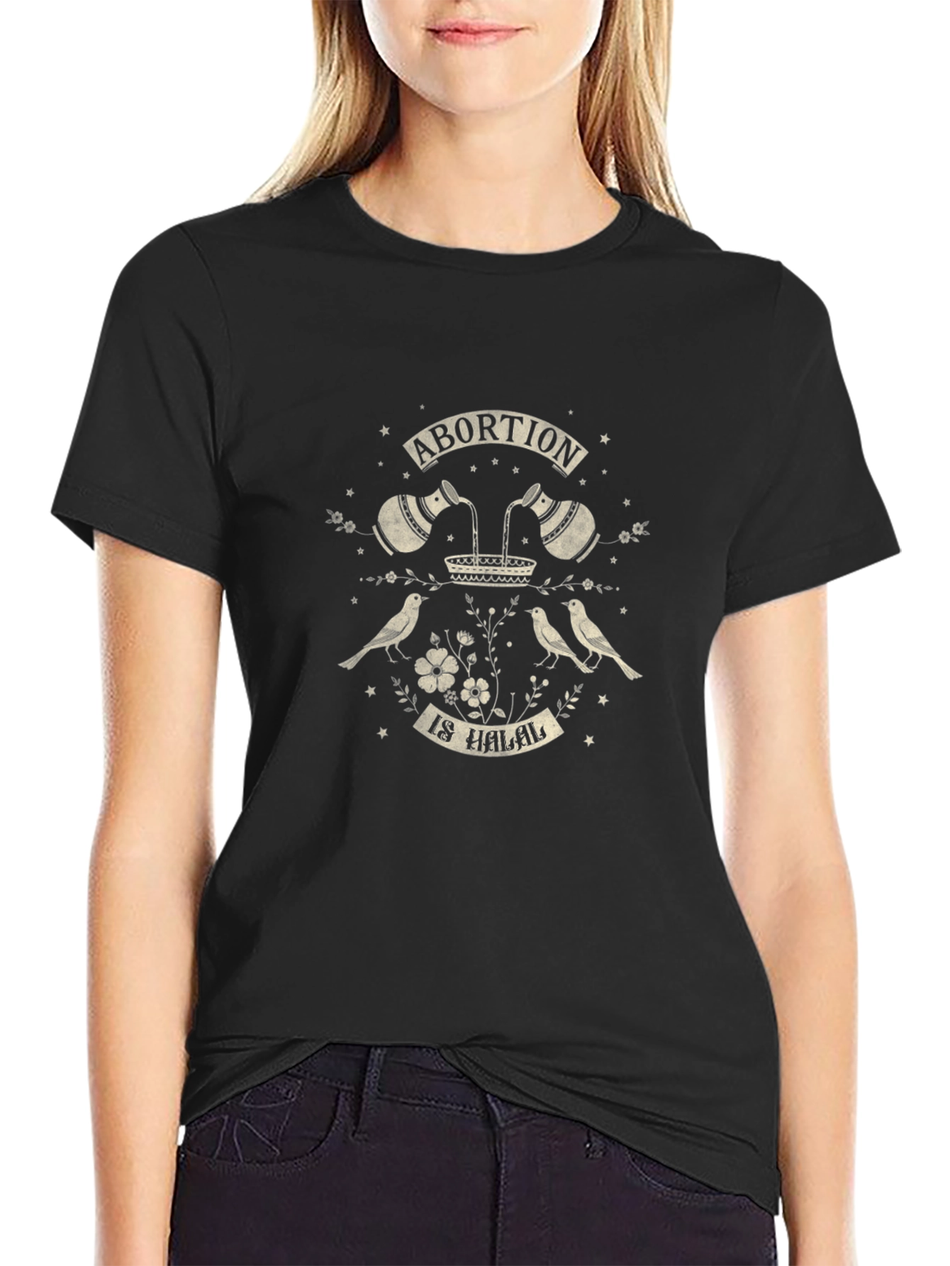 Abortion Is Halal Graphic Tee