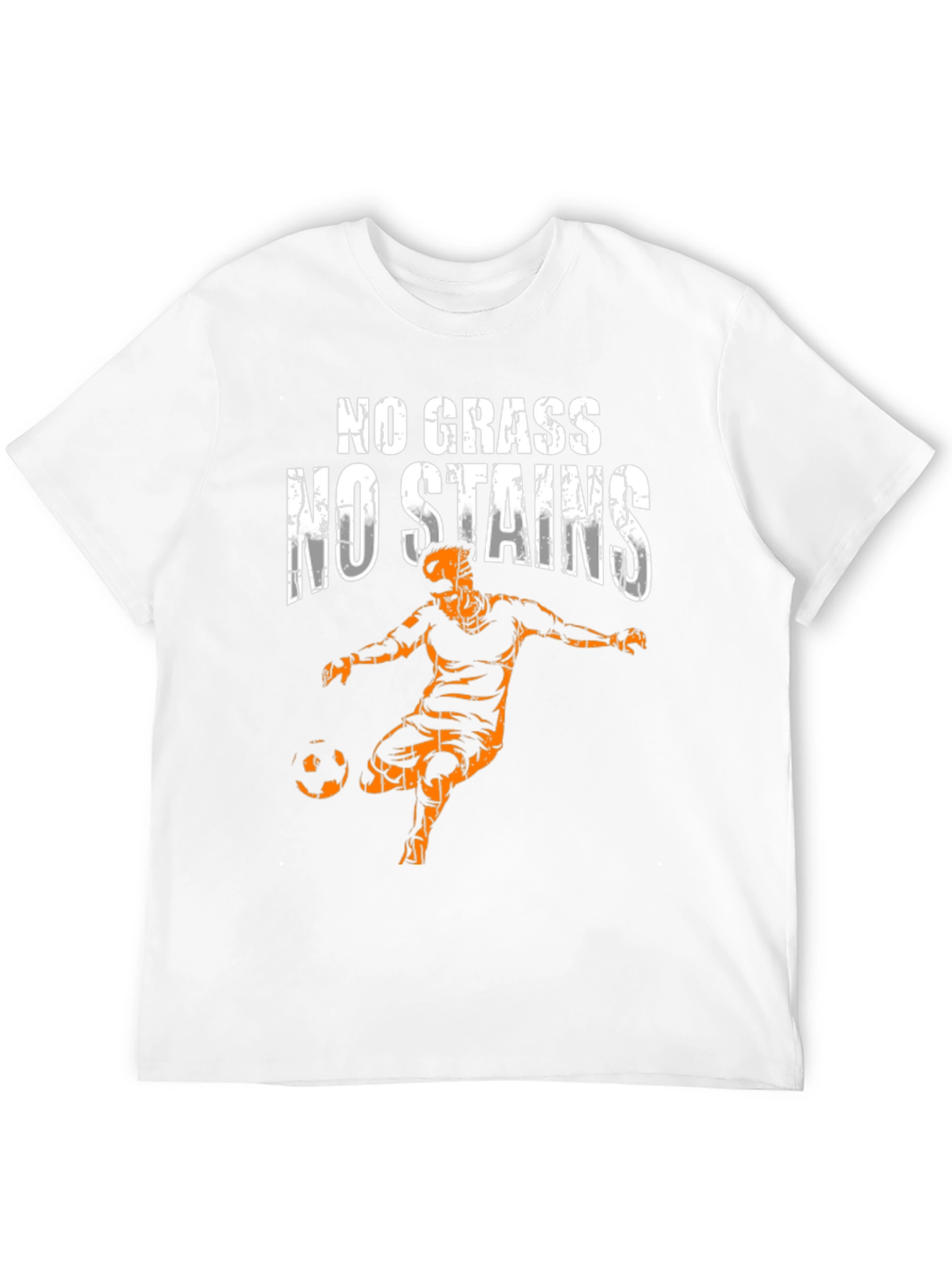 No Grass No Stains Soccer T-Shirt