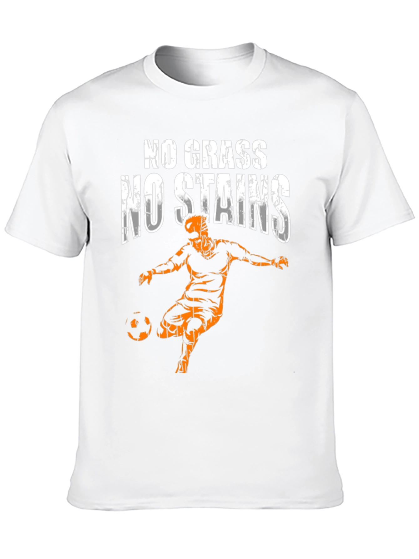 No Grass No Stains Soccer T-Shirt