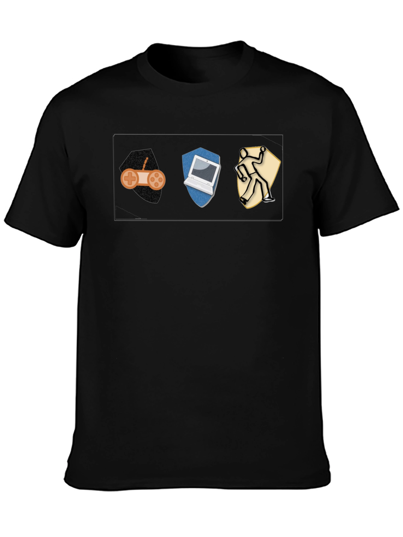 Gamer Hacker Thief T-Shirt - Black Cotton Tee