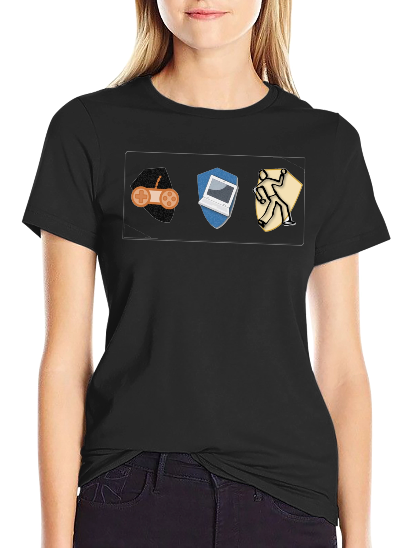 Gamer Hacker Thief T-Shirt - Black Cotton Tee